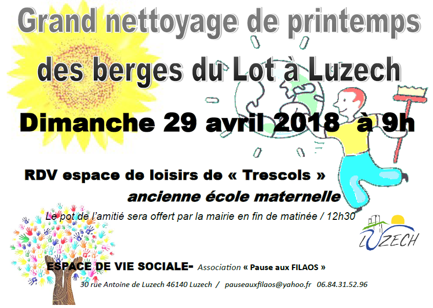 Nettoyage des berges du Lot Nettoyage des berges du Lot