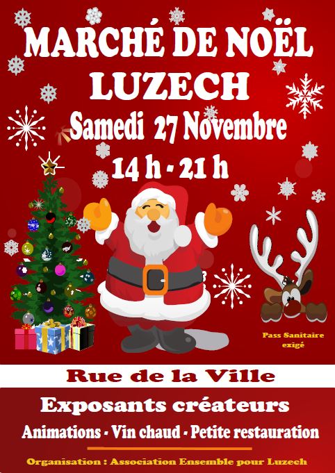 Marché de Noël par l'assoc Ensemble pour Luzech